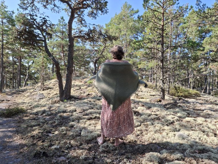 omslagdoek haken workshop - Foto