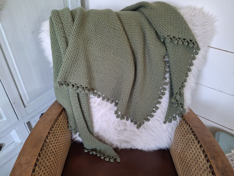 omslagdoek haken workshop - Foto