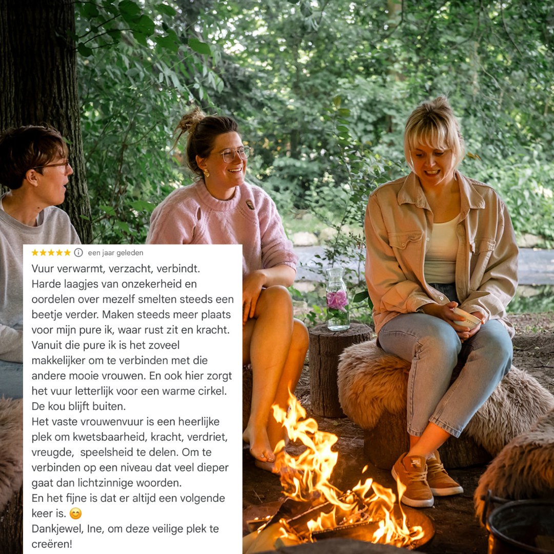 Vrouwen Vuur ten voordele van De Warmste Week - Ontdek je zachtheid en kracht - Foto