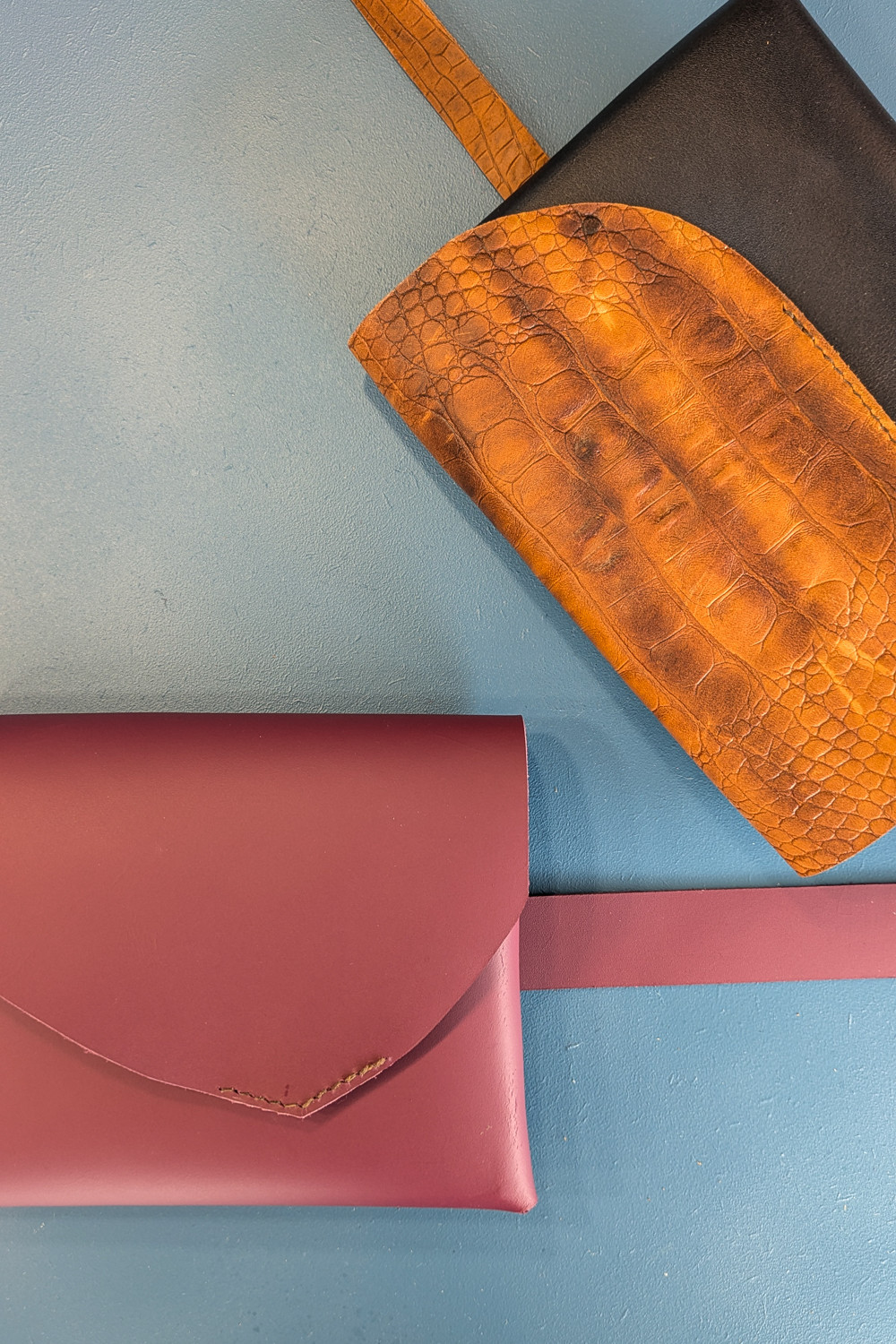 Belt bag in leder workshop - Foto