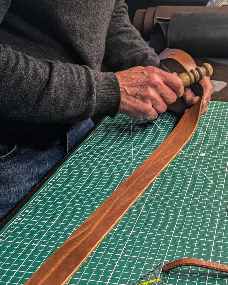 Riem in leder - Foto