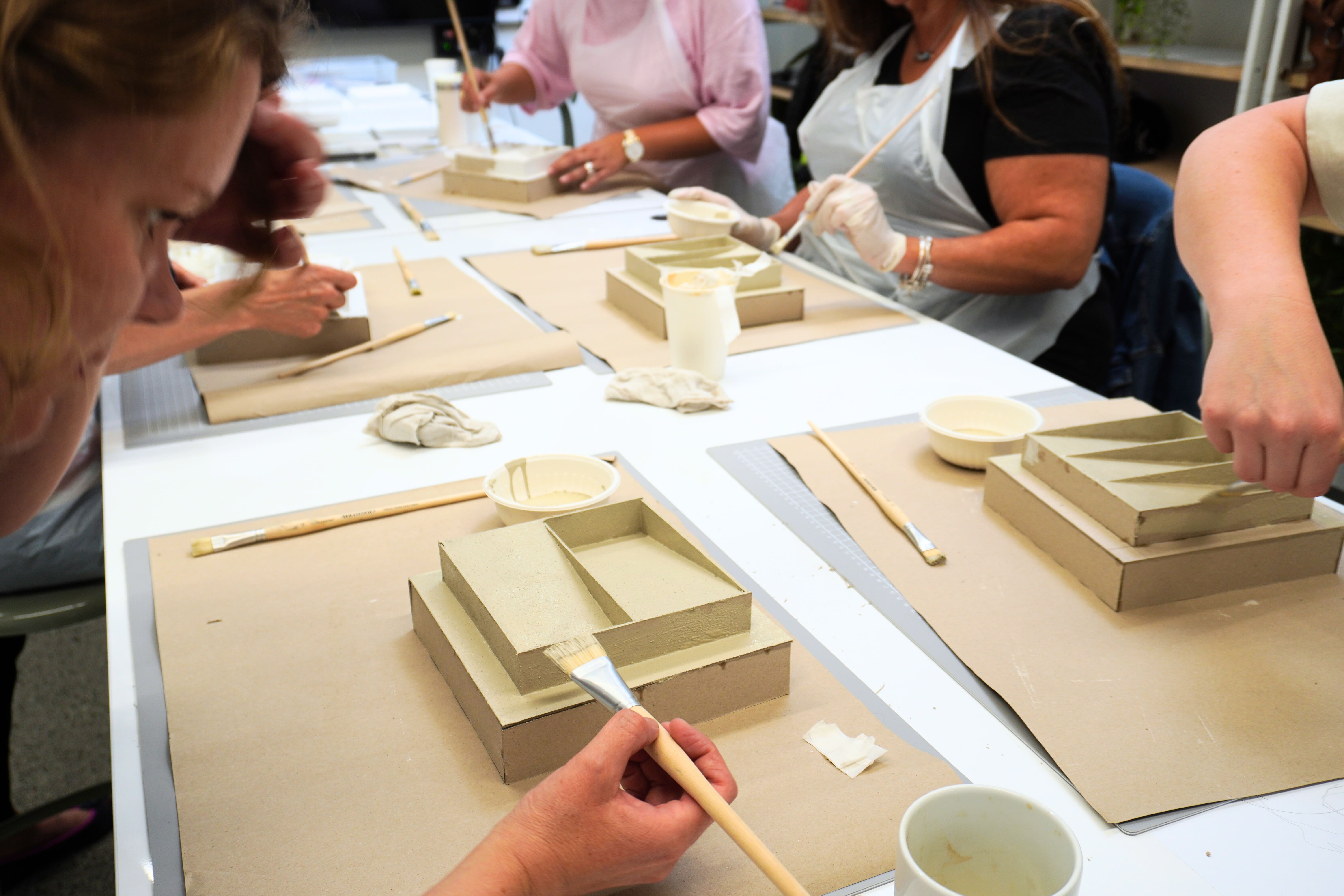 Familie workshop 3D kunst maken - Foto