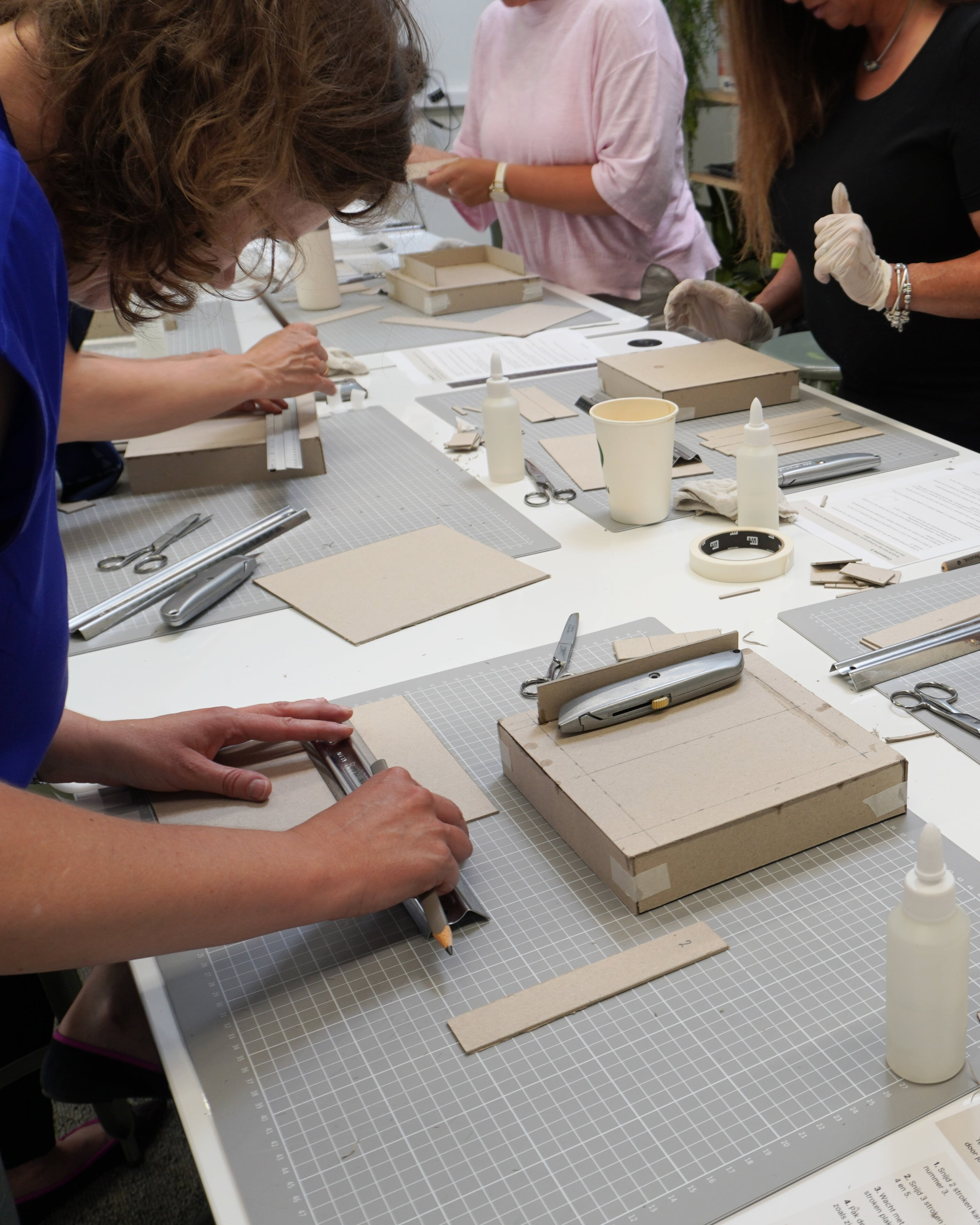 Familie workshop 3D kunst maken - Foto