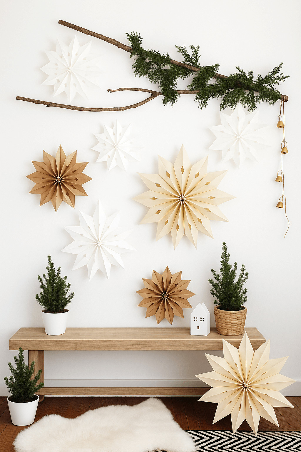 Papieren kerstster maken @Libelle Winterfair - 16/11 om 11u45 - Foto