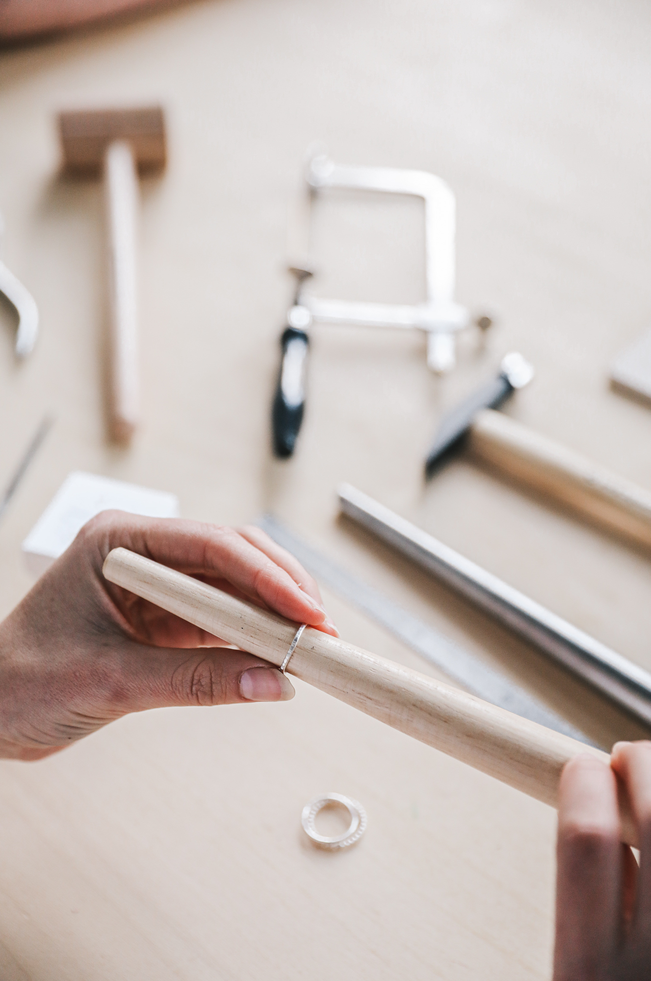 Workshop Stapelbare ringen - Foto