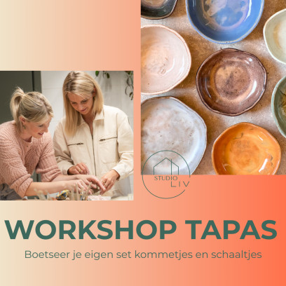 Tapasset keramiek boetseren en glazuren