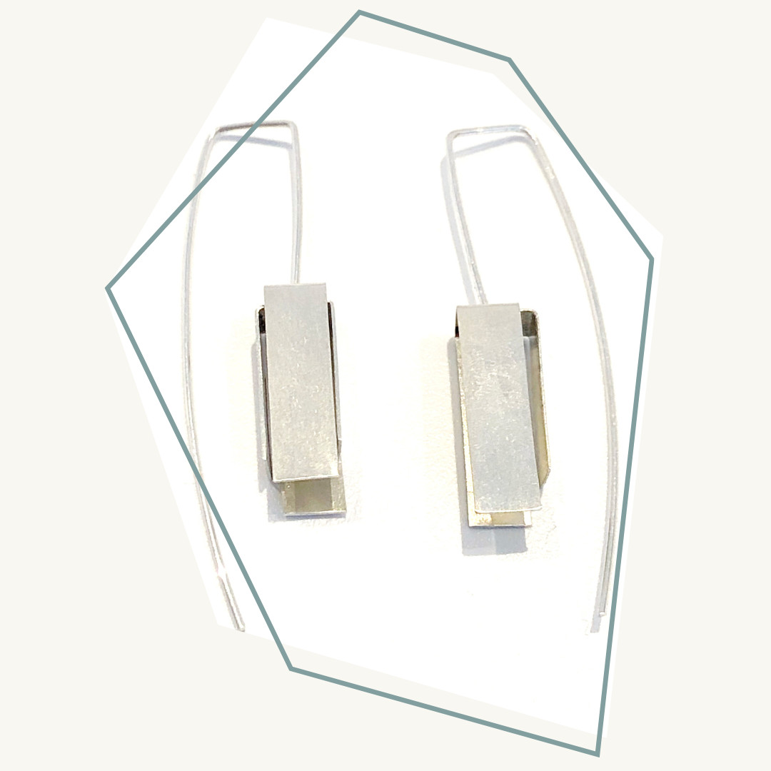 Zilveren oorringen - Foto