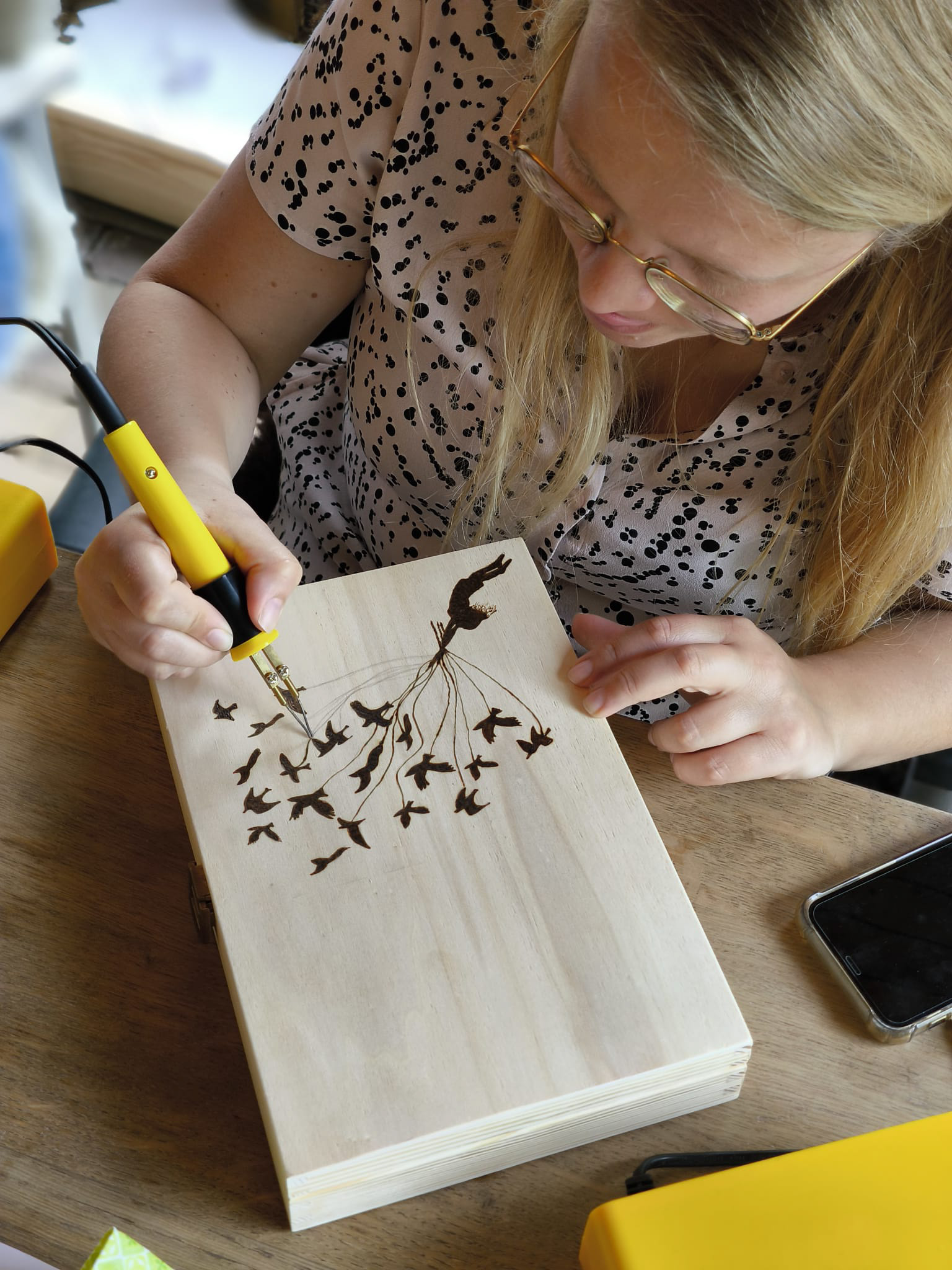 Workshop Houtbranden - Foto