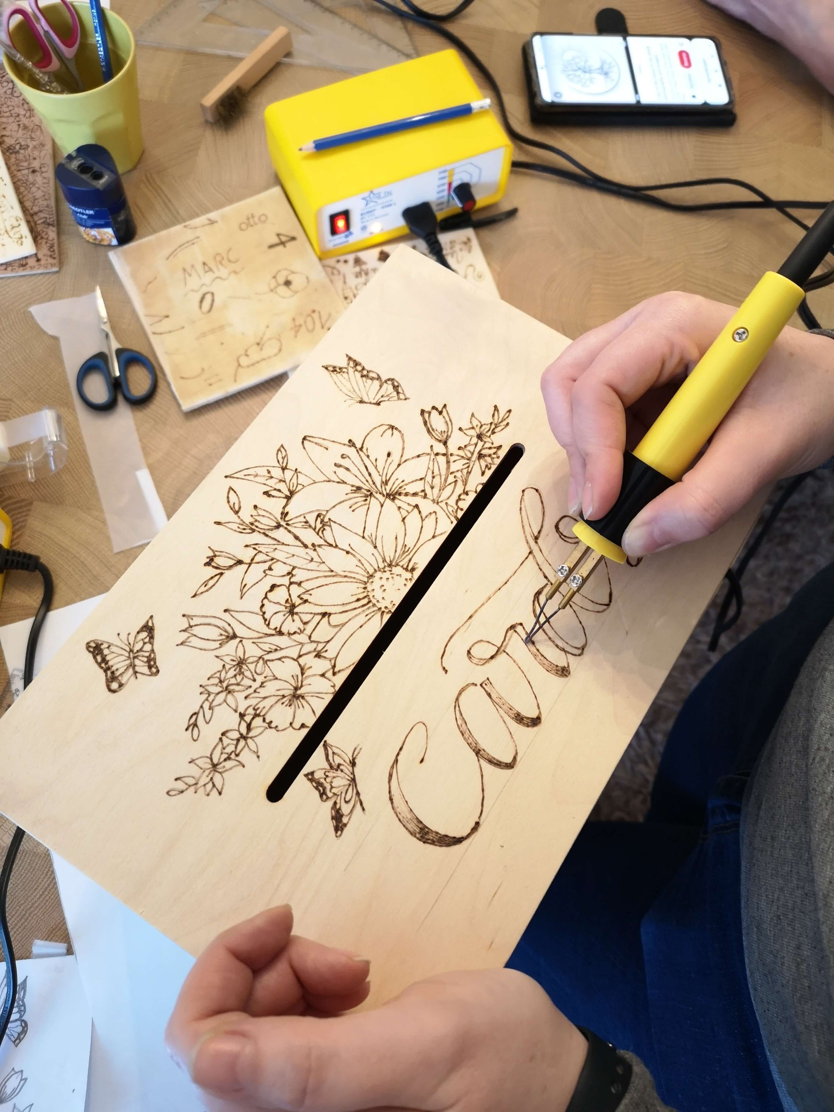 Workshop Houtbranden - Foto