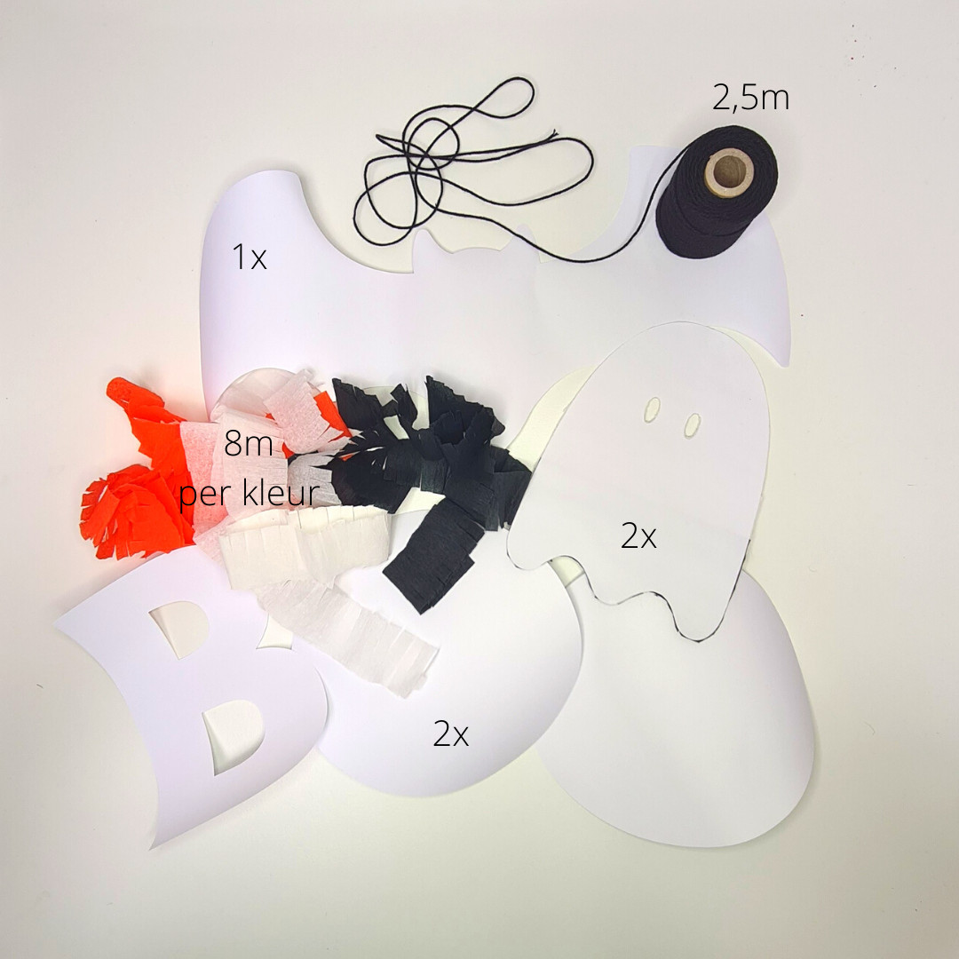 DIY pakket: Halloween Slinger BOO - Foto