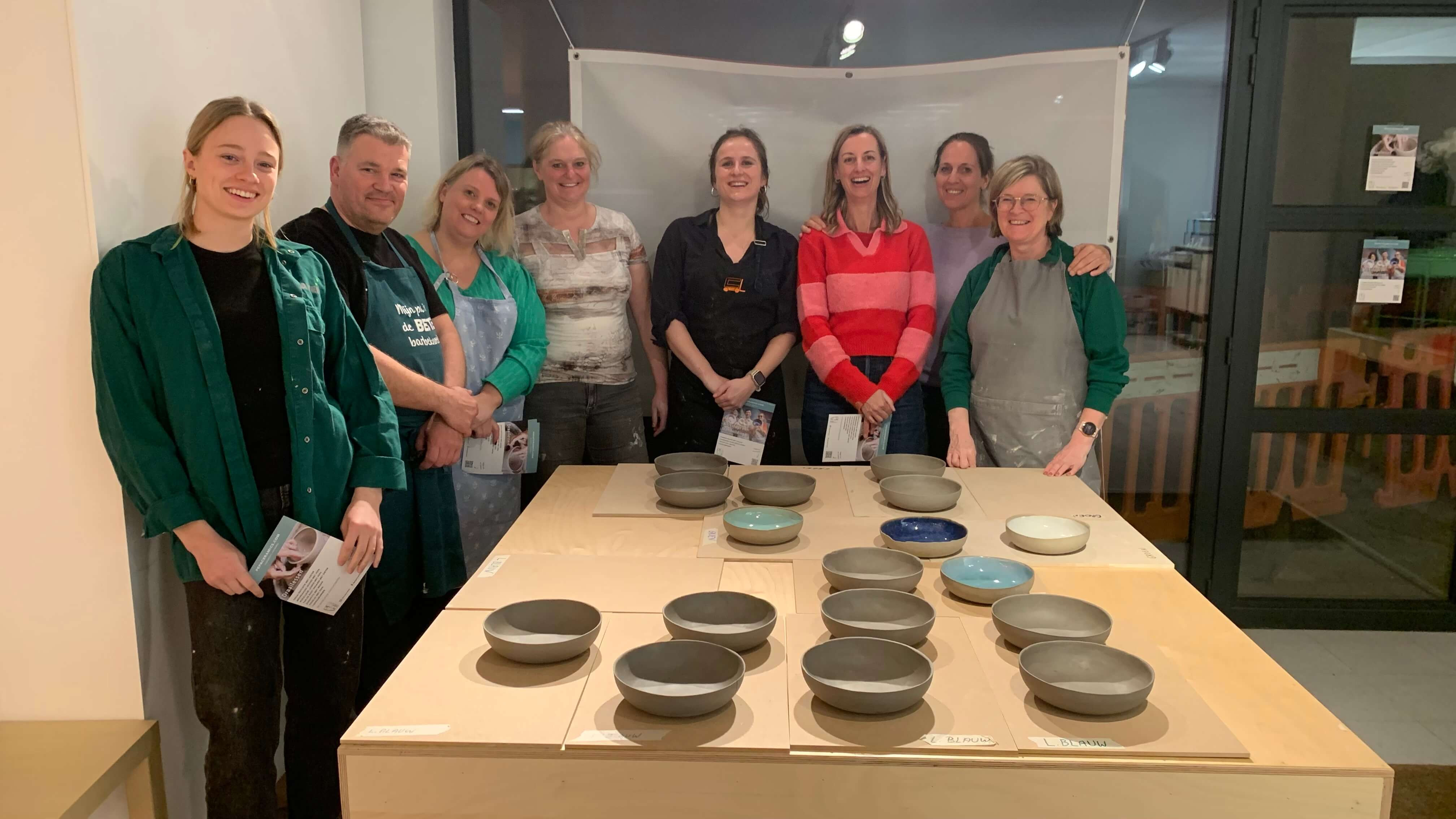 Workshop keramiek: drie kommen maken met mallen - Foto