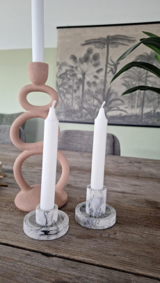 Workshop kandelaar in marmertechniek @Libelle Winterfair - 16/11 om 14u30