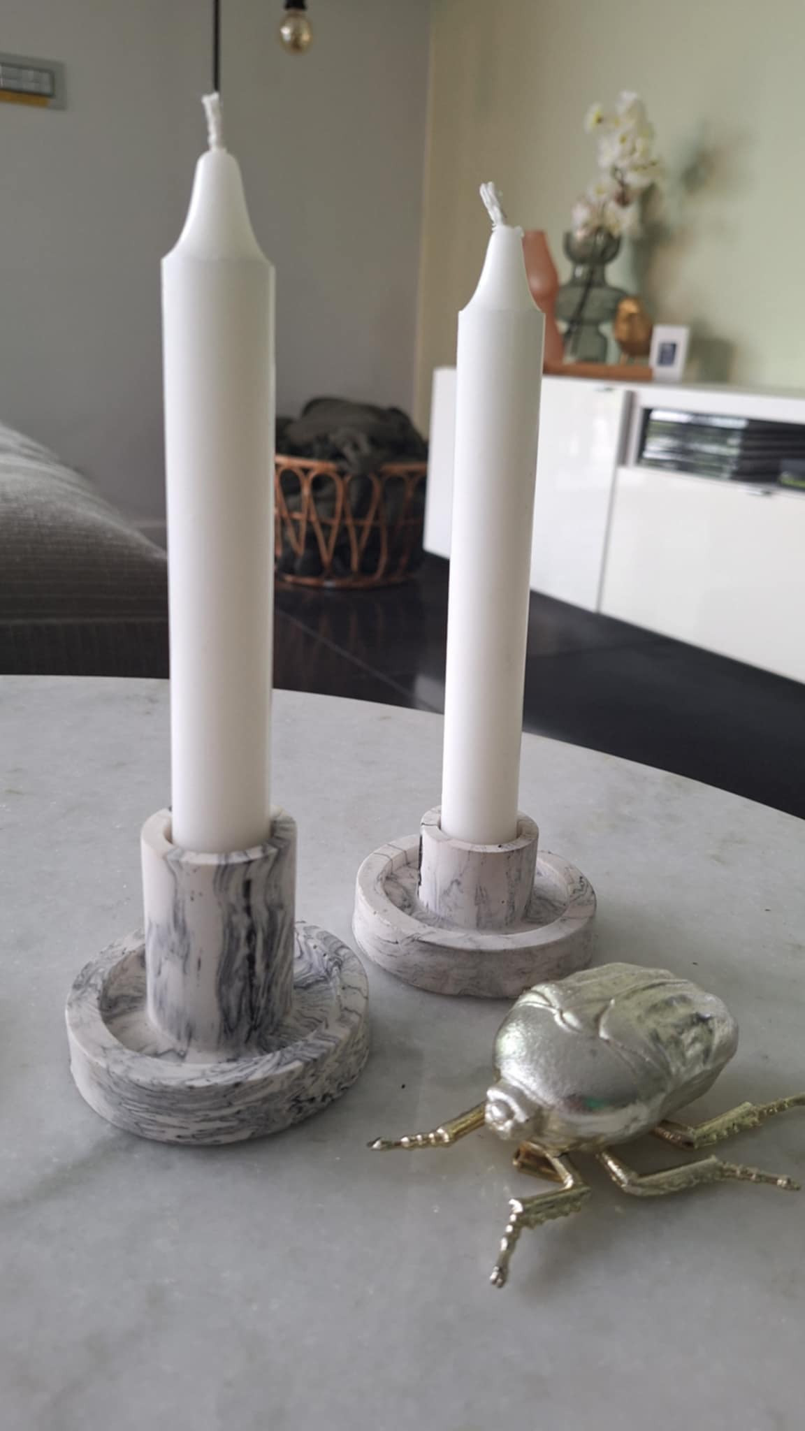 Workshop kandelaar in marmertechniek @Libelle Winterfair - 16/11 om 15u15 - Foto