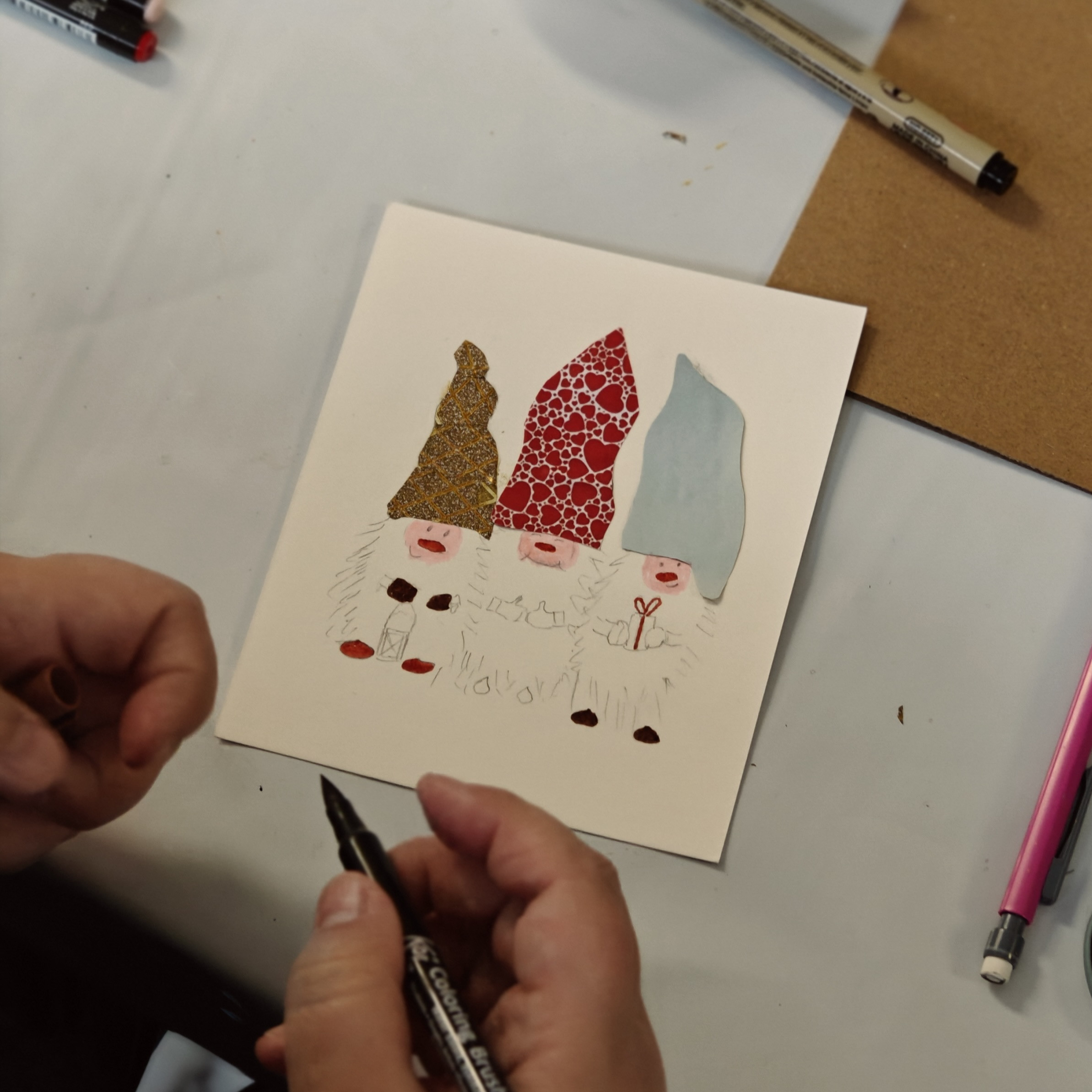 Kerstkaartjes met Collage & Illustratie @Libelle Winterfair - 13/11 om 11u45 - Foto