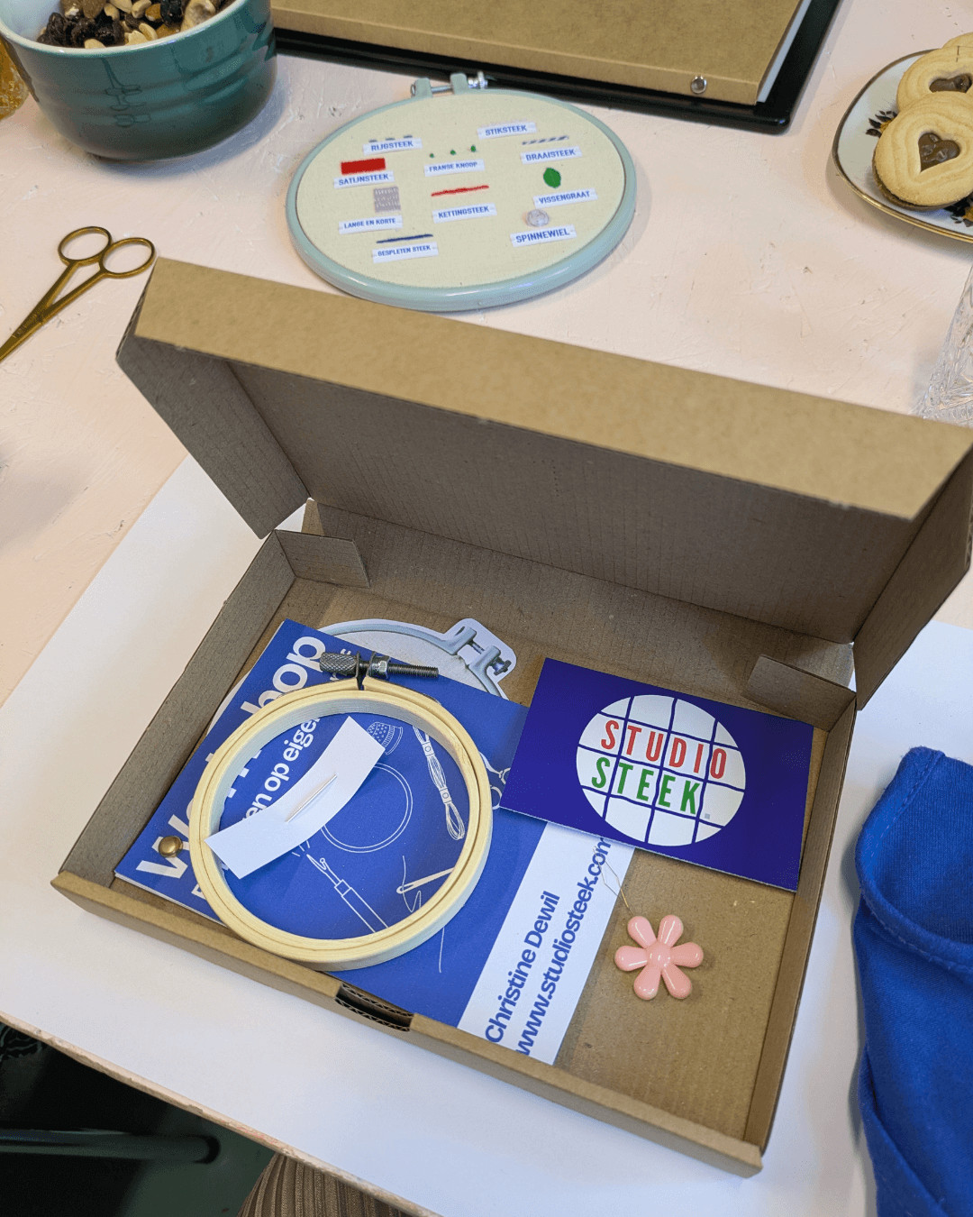 Borduren op eigen gerief - Foto