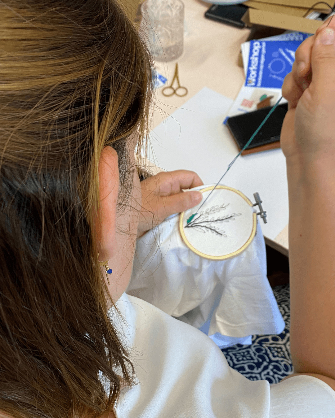 Borduren op eigen gerief - Foto