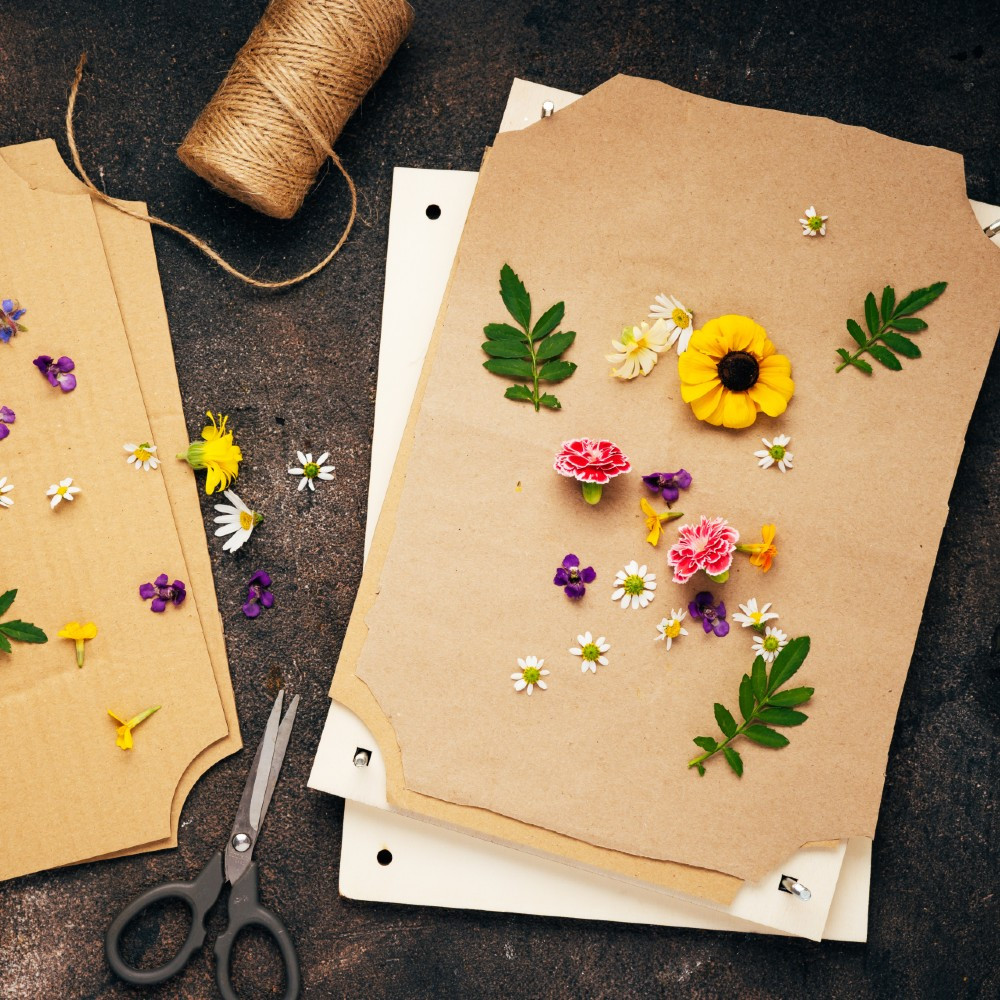 Workshop Bloemen persen - Foto