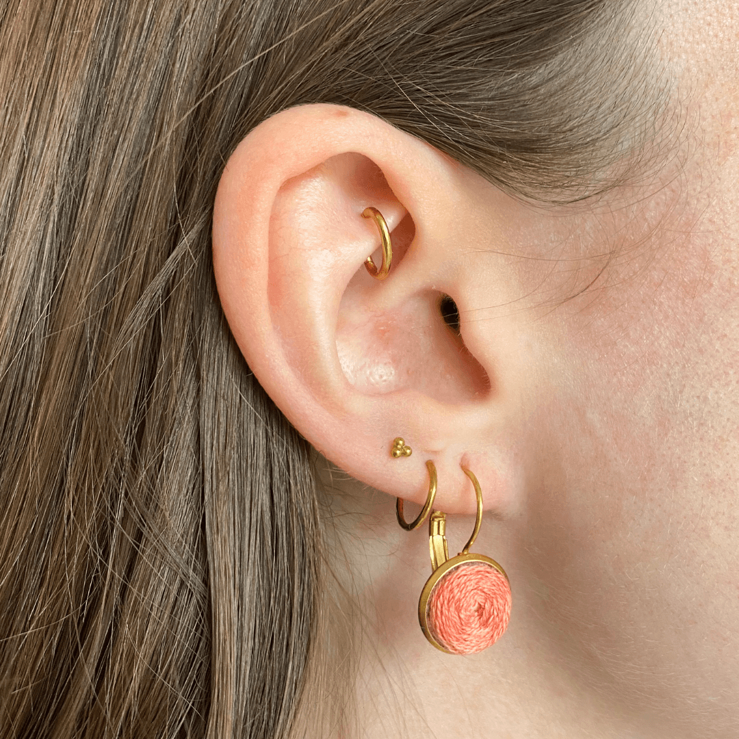 Borduurpakket DIY oorbellen