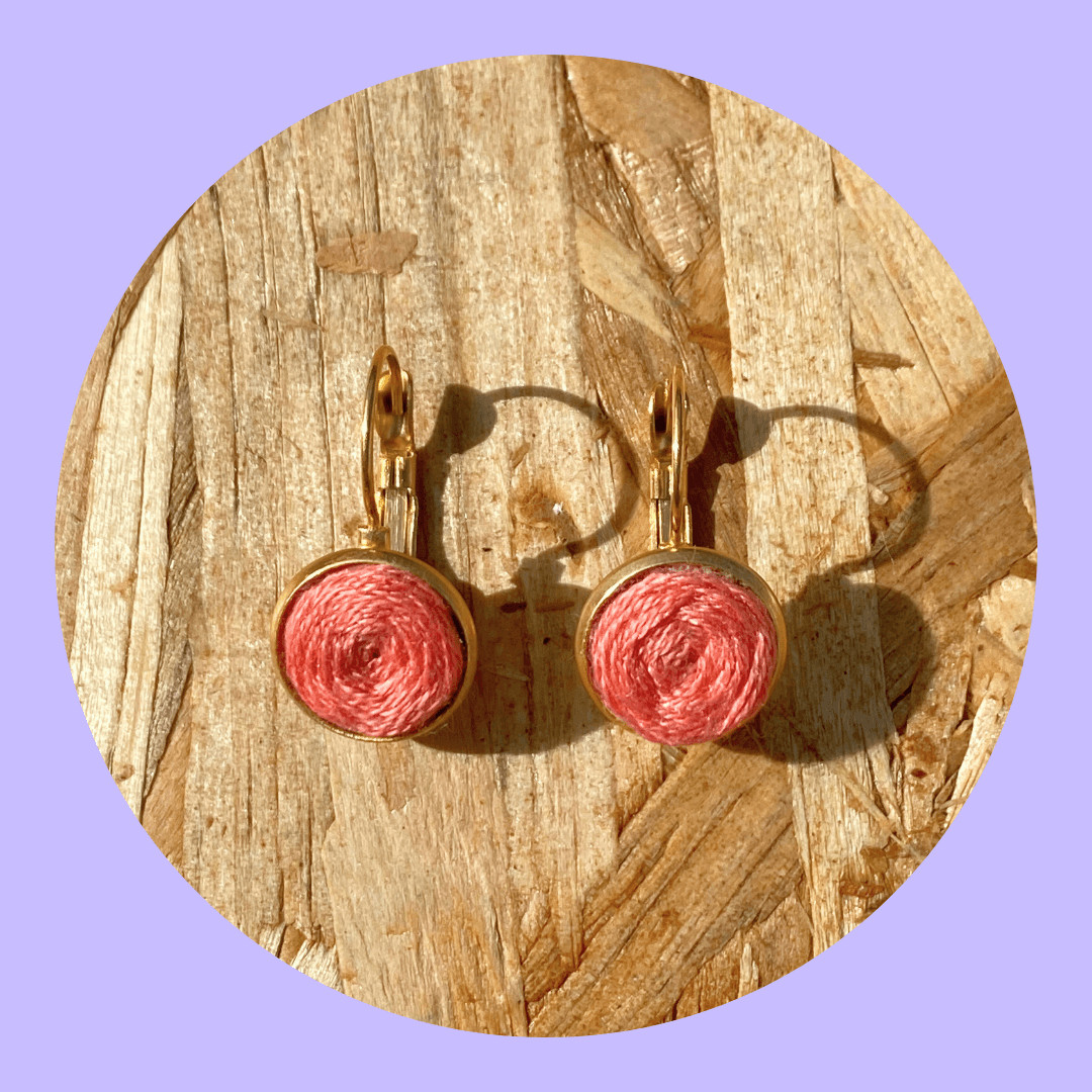 Borduurpakket DIY oorbellen - Foto