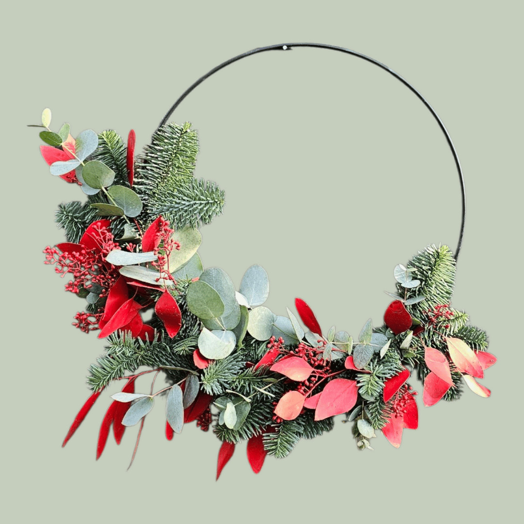 Workshop moderne Kerstkrans - Foto