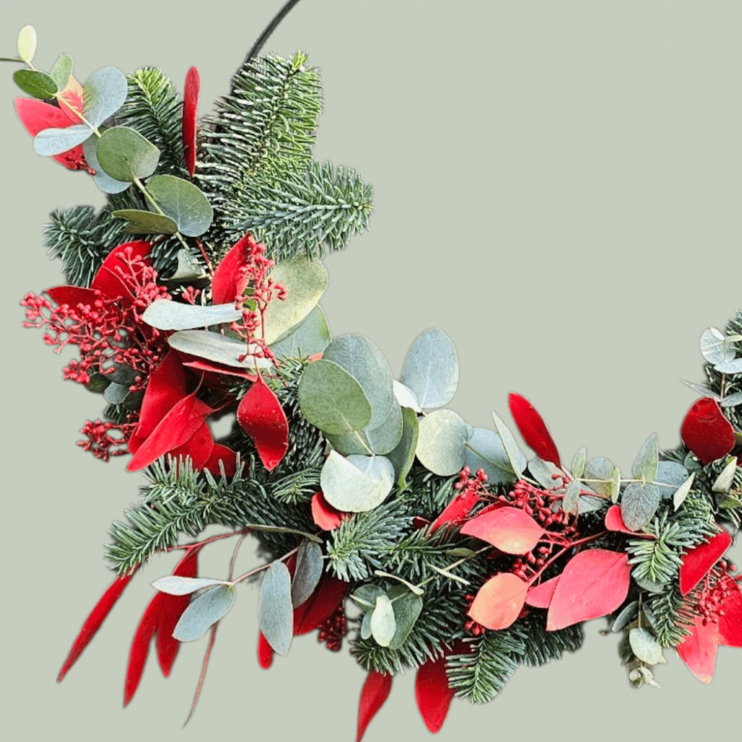 Workshop moderne Kerstkrans - Foto