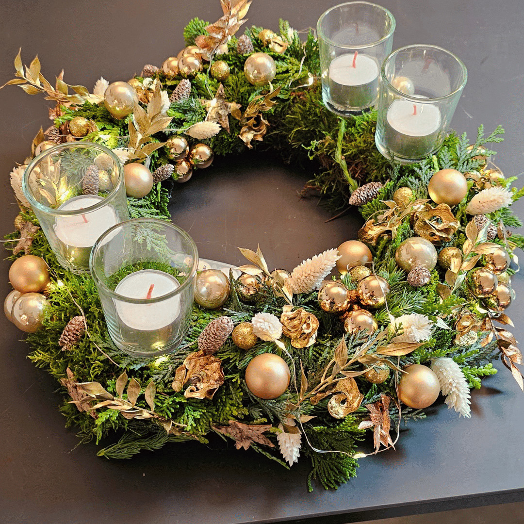 Workshop Adventskrans - Foto