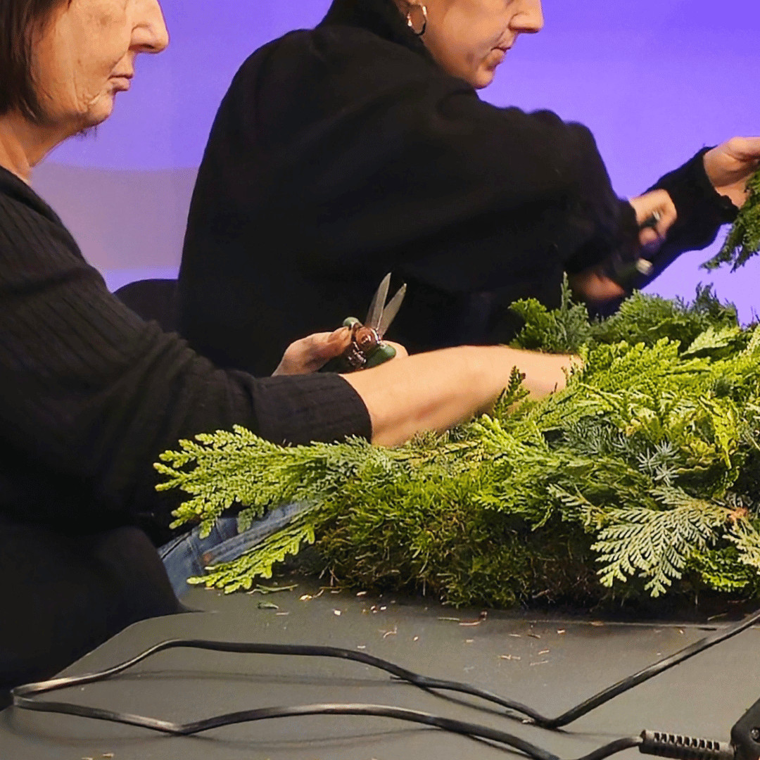 Workshop Adventskrans - Foto