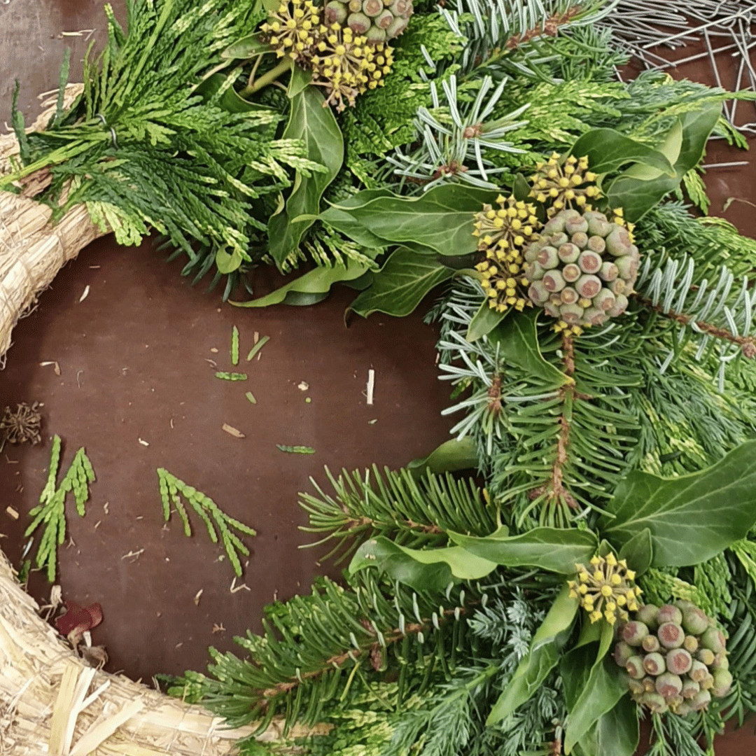 Workshop Adventskrans - Foto