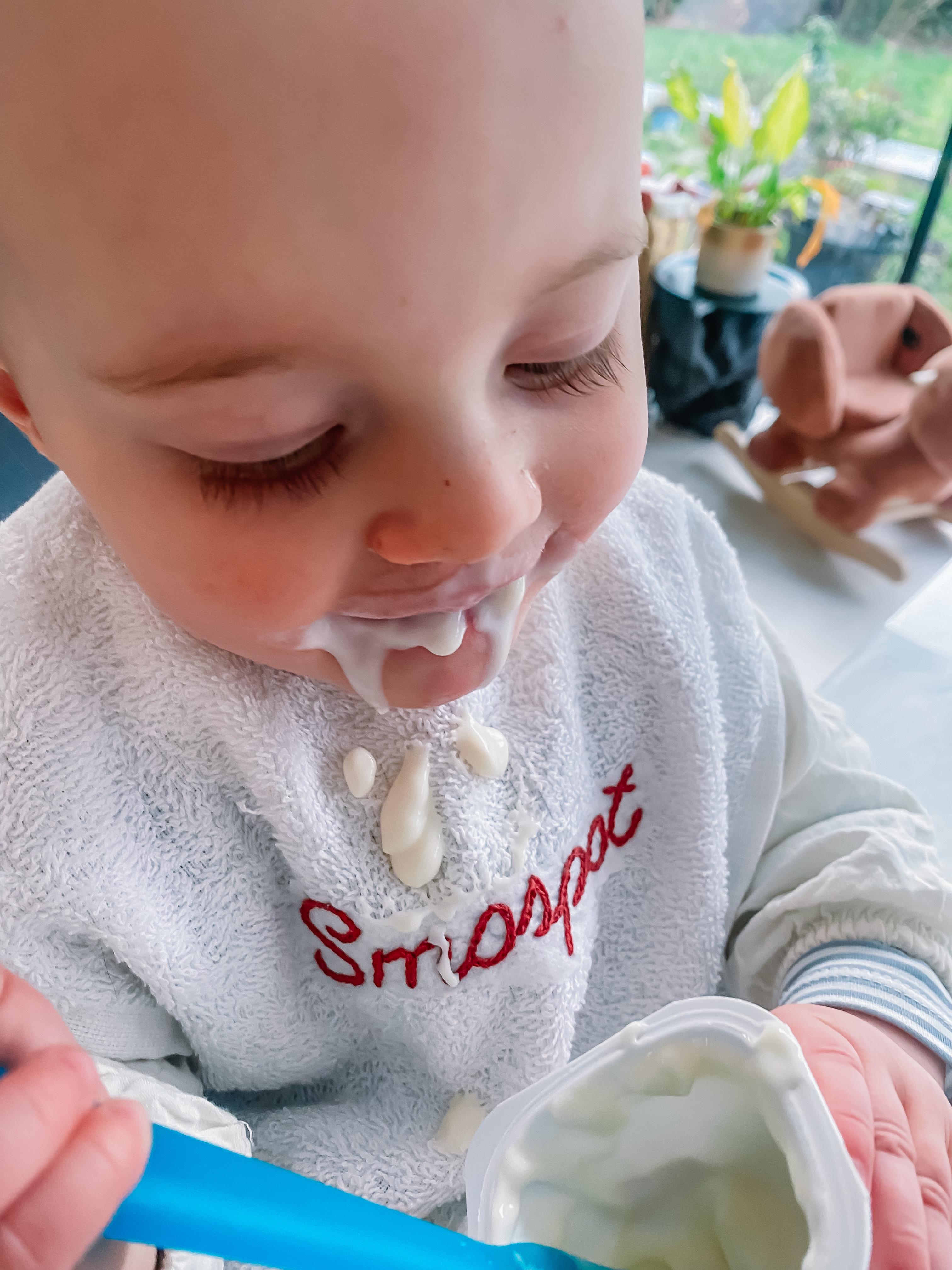 Slabbetje Borduren - Babyshower