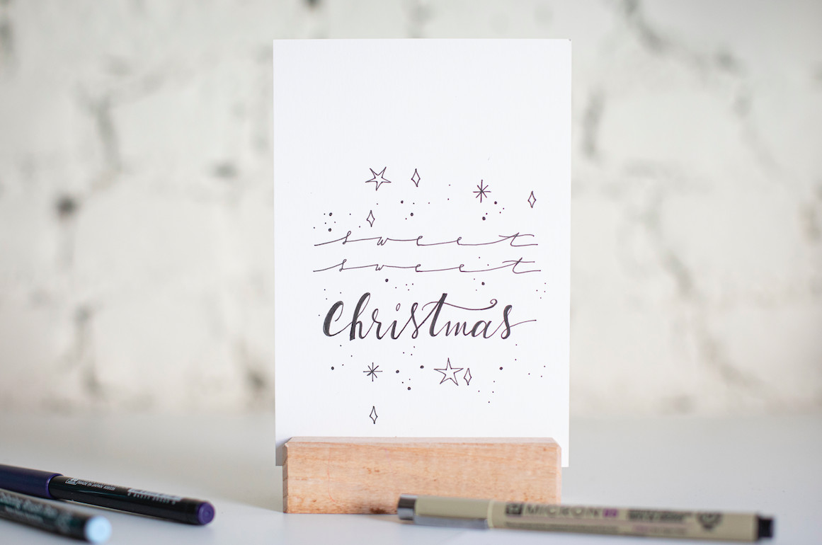 Workshop Kerstkaarten Handletteren @Libelle Winterfair - 15/11 om 12u30 - Foto