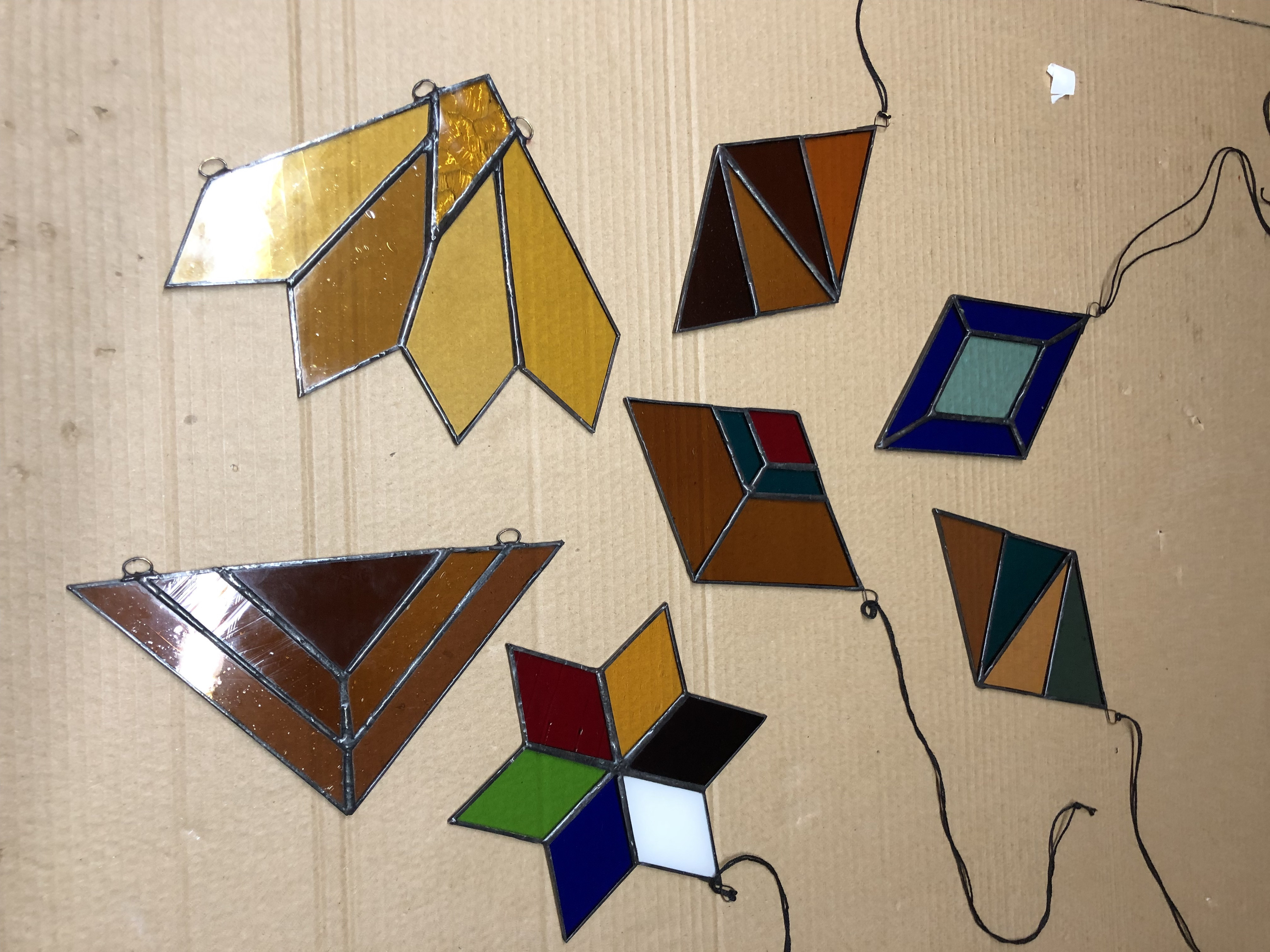 Glas-in-lood /koperfolietechniek - Foto