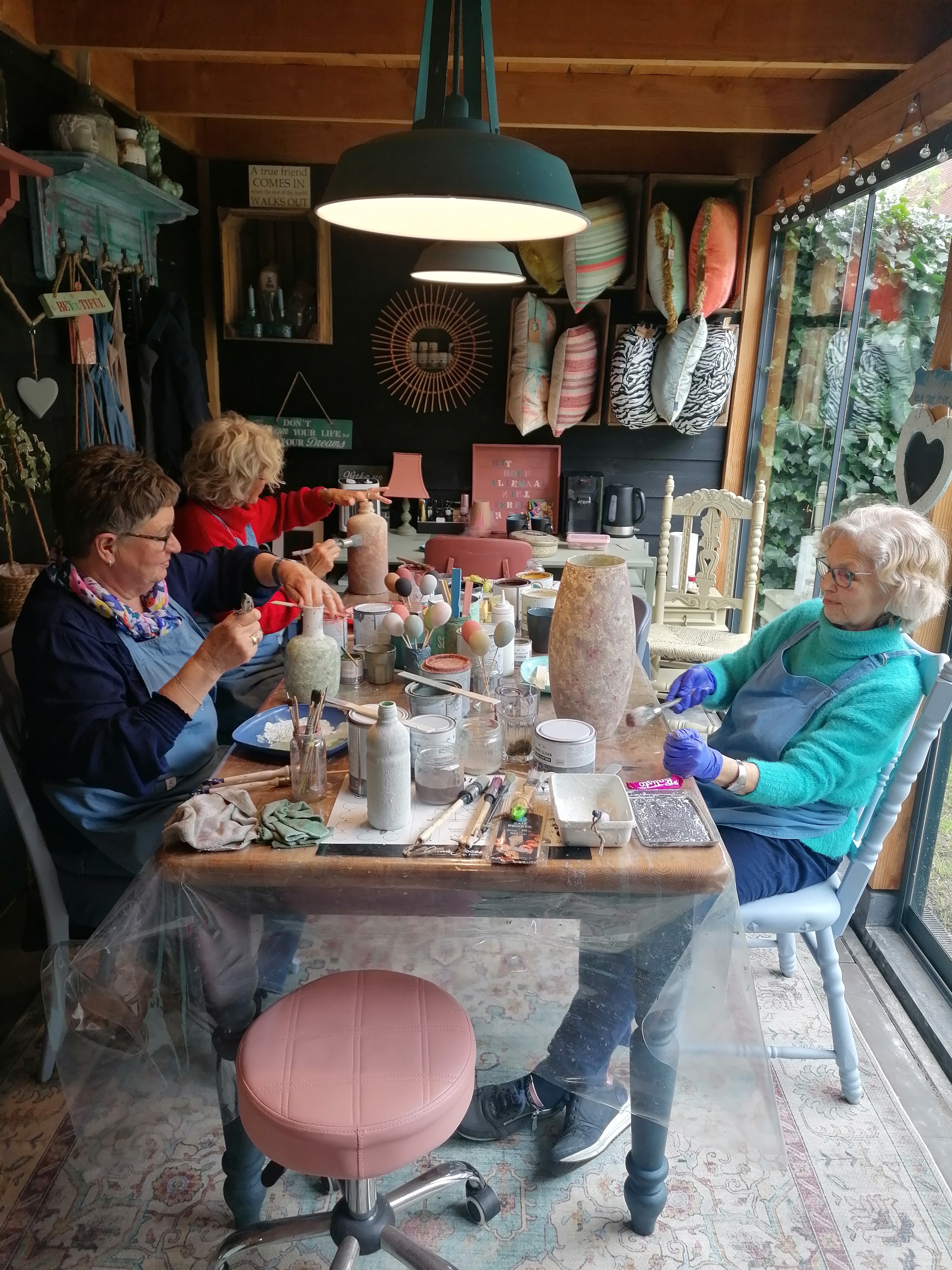 Workshop Brocante Vazen - Annie Sloan Chalk Paint - Foto