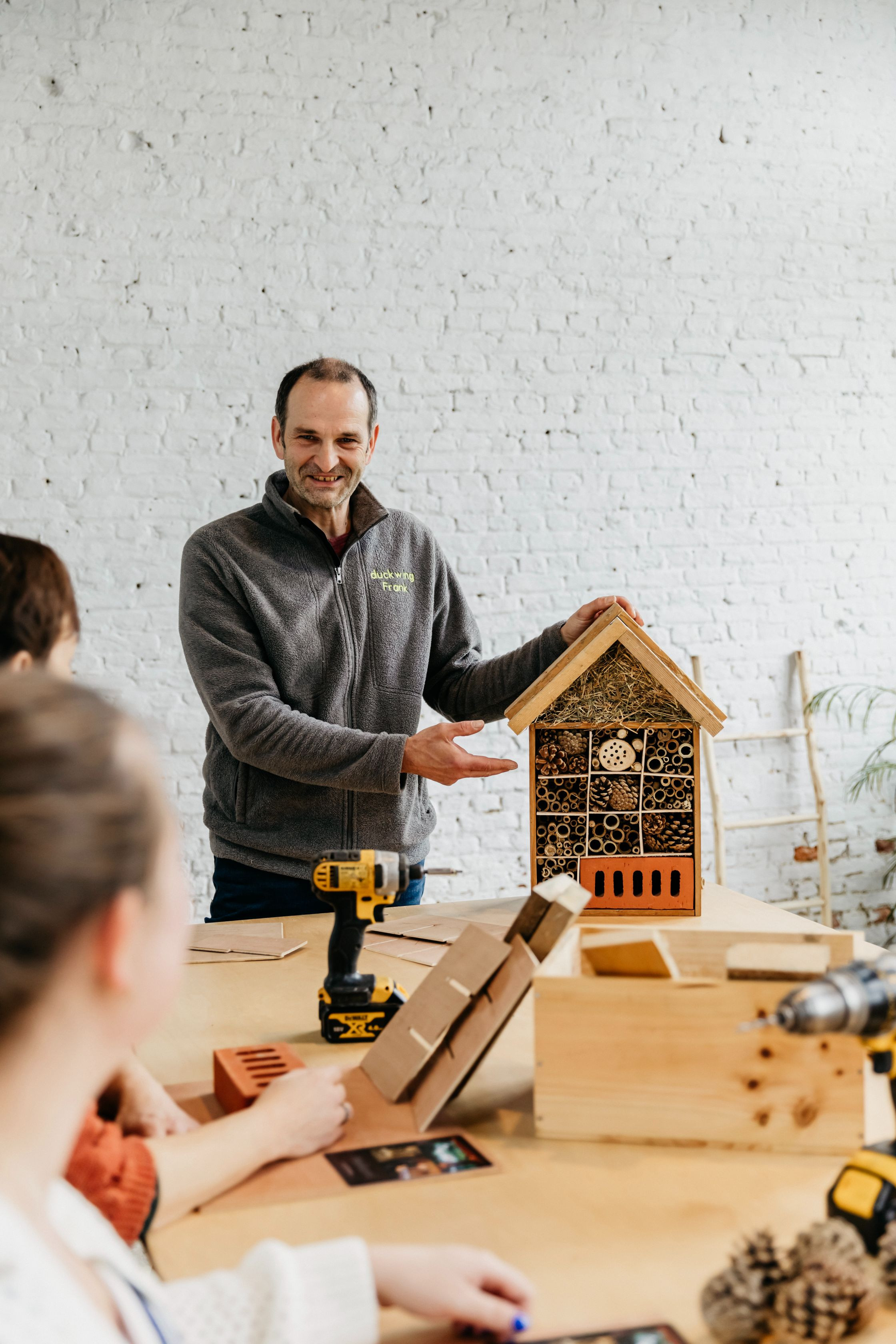 Bijenhotel maken - Foto