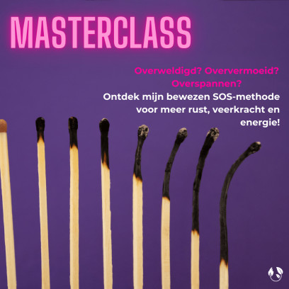 Masterclass 'Ontdek mijn bewezen SOS-methode voor meer rust, veerkracht en energie!'