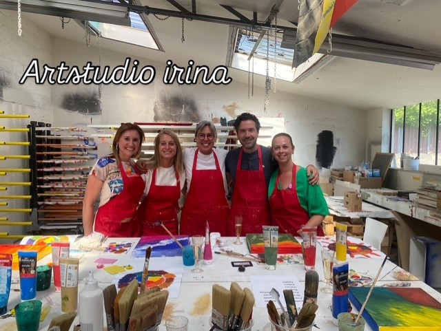 Abstract art schilderen workshop - Foto