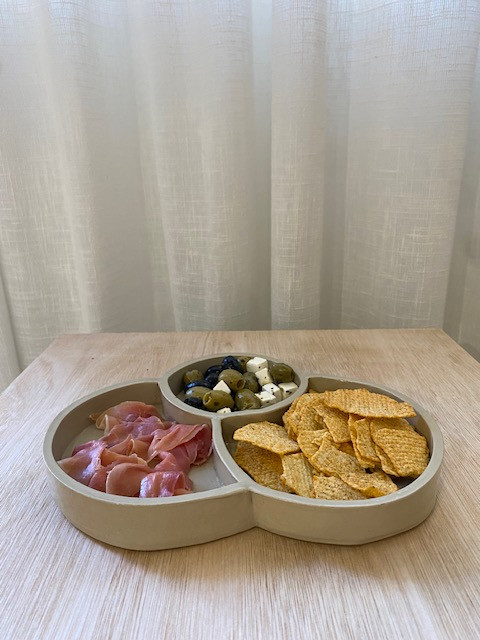 Keramiek tapasschotel maken - Foto