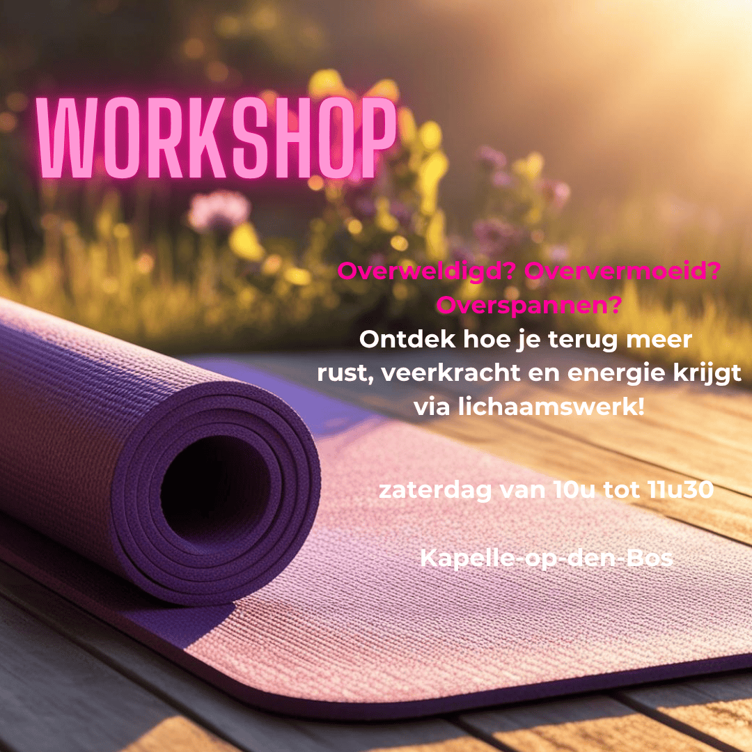 Workshop 'Meer rust, veerkracht en energie via lichaamswerk!' - Foto
