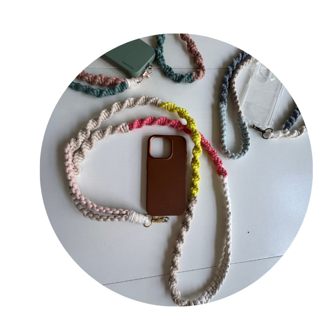 Diy Macramé groepsbox plantenhanger - Foto