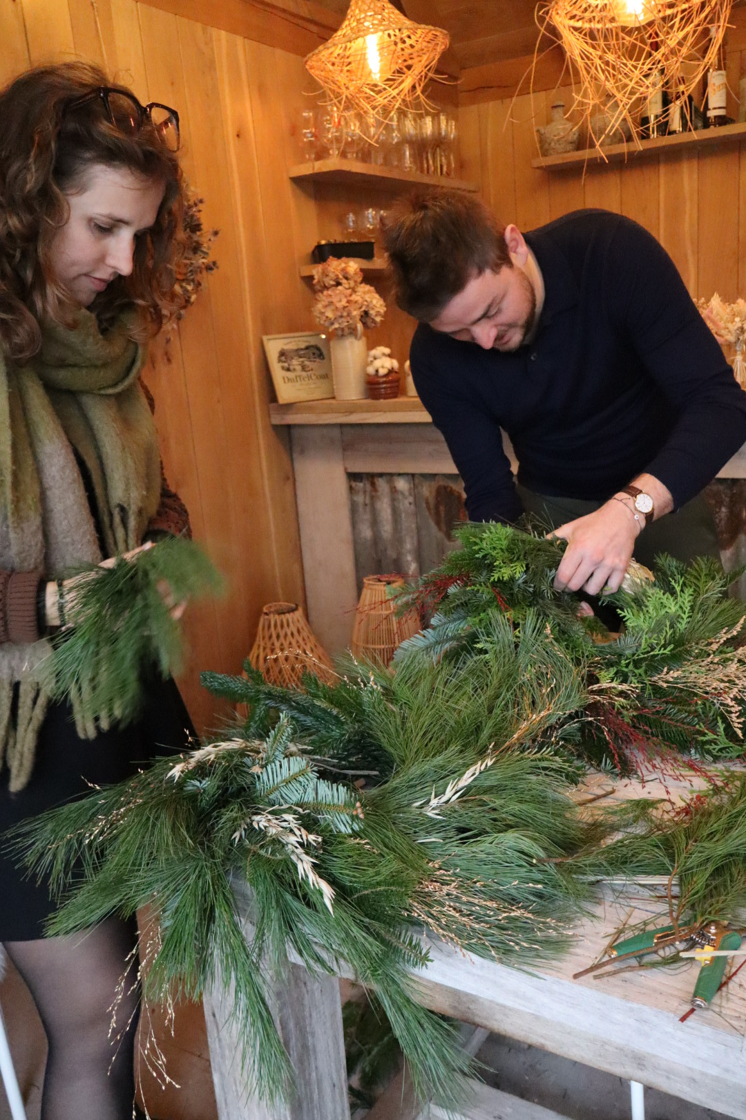 winterkrans workshop - Foto