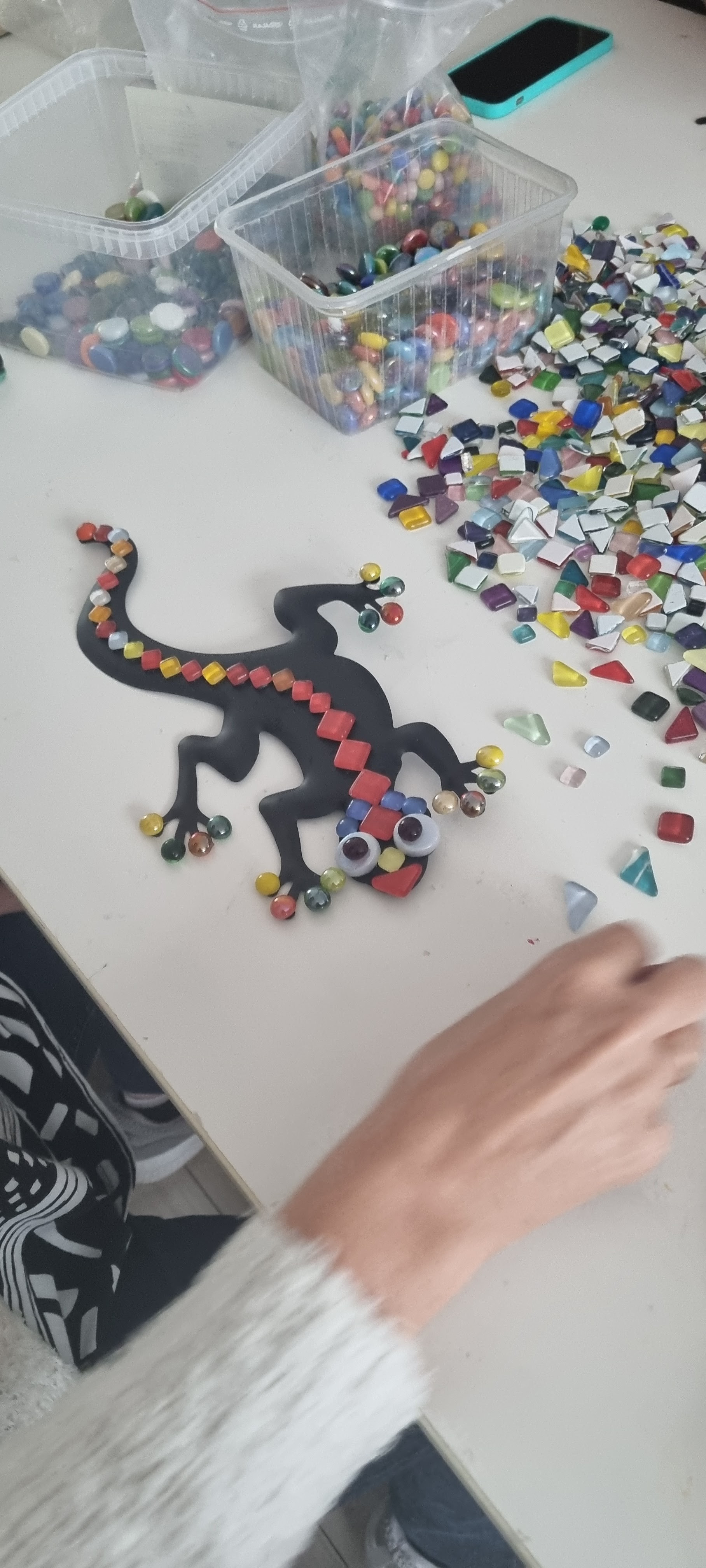 Workshop Mozaïek 3D eye catcher voor interieur of tuin - Foto