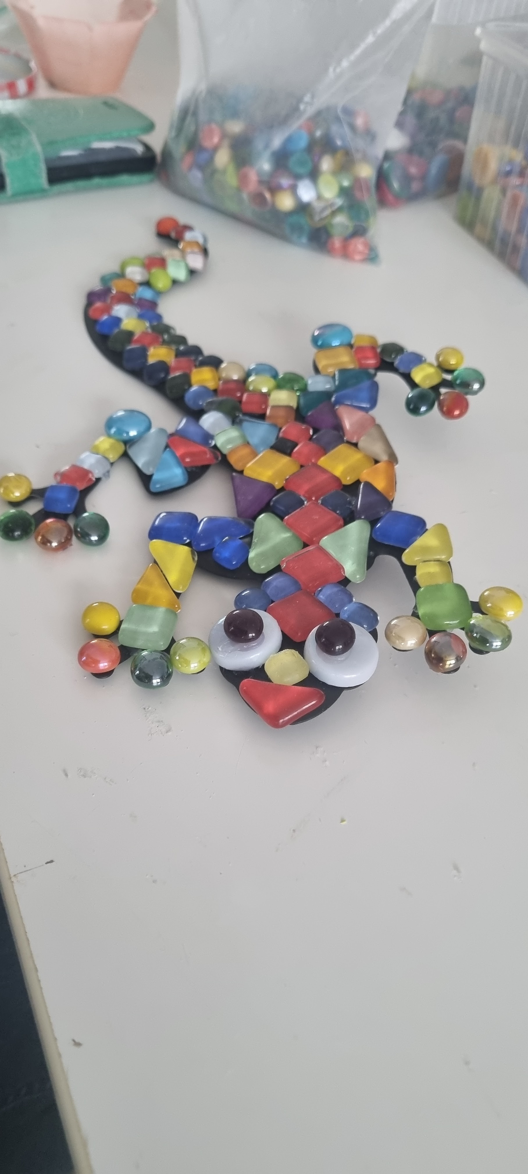 Workshop Mozaïek 3D eye catcher voor interieur of tuin - Foto