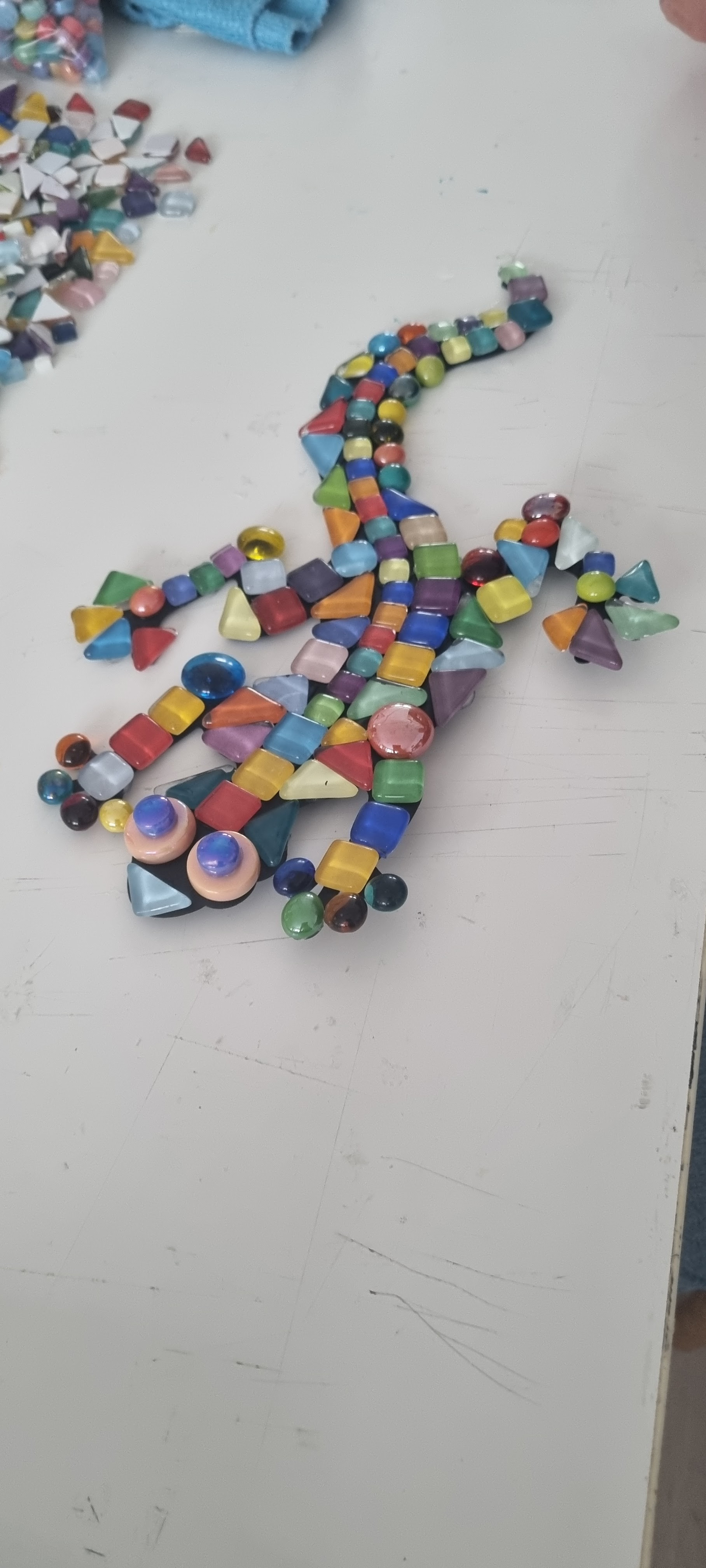 Workshop Mozaïek 3D eye catcher voor interieur of tuin - Foto