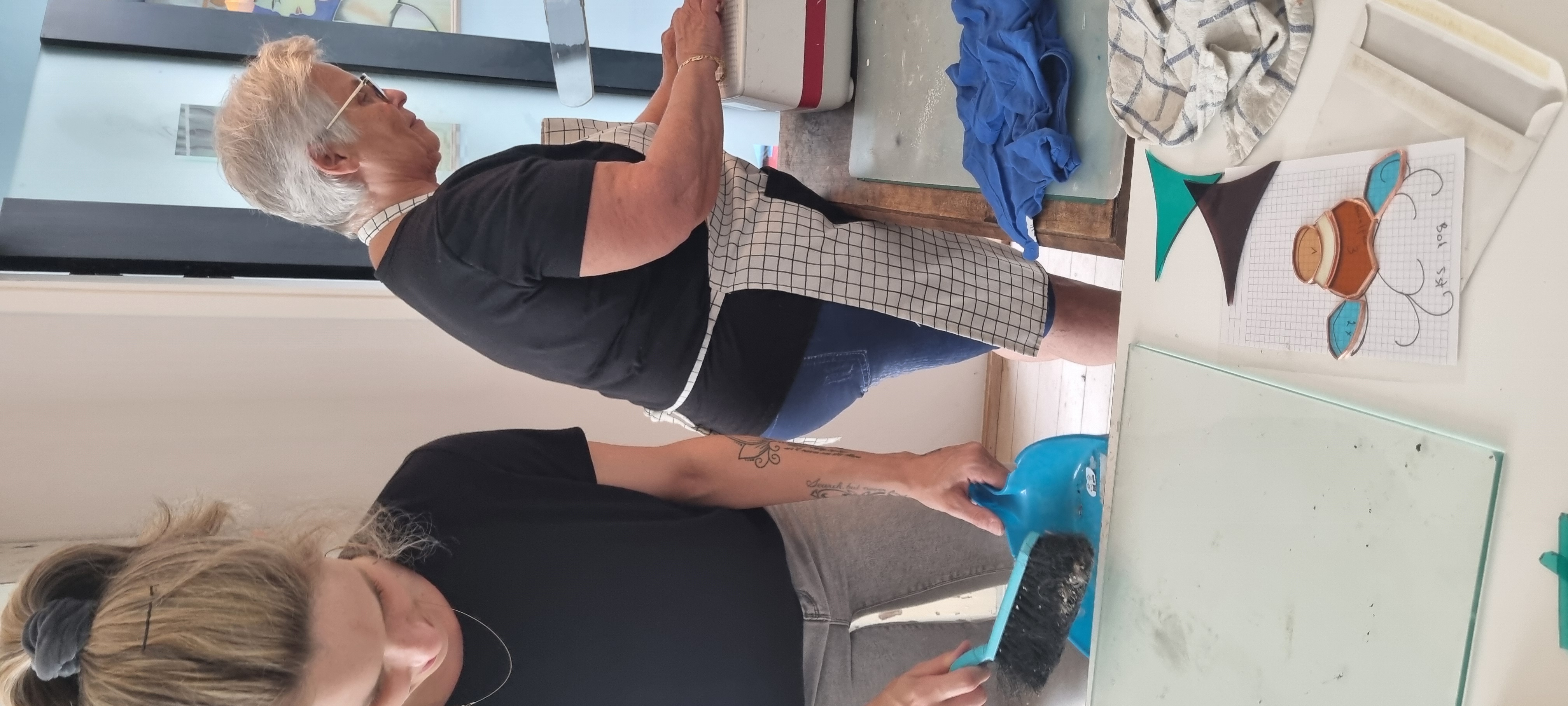 Glas in lood-Tiffany - Foto