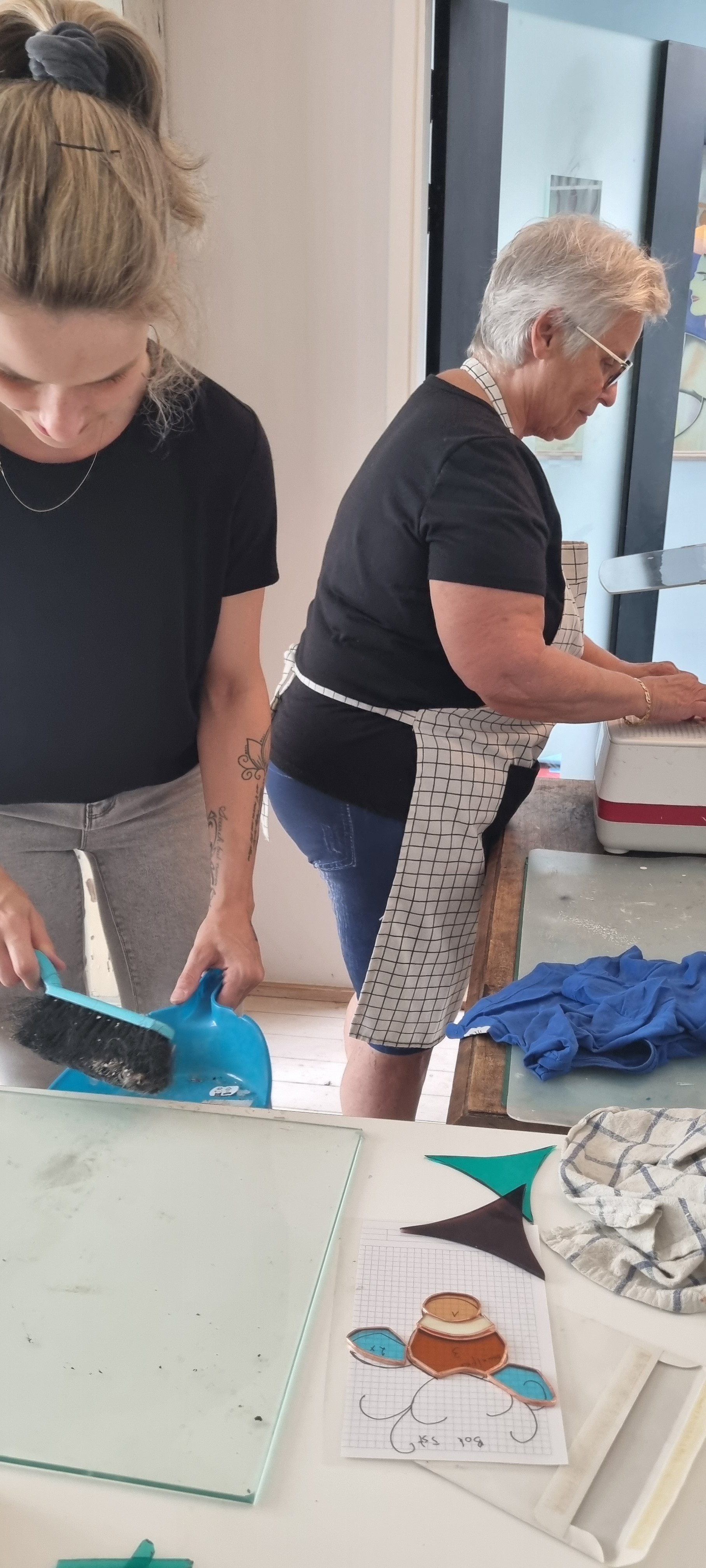 Glas in lood-Tiffany - Foto