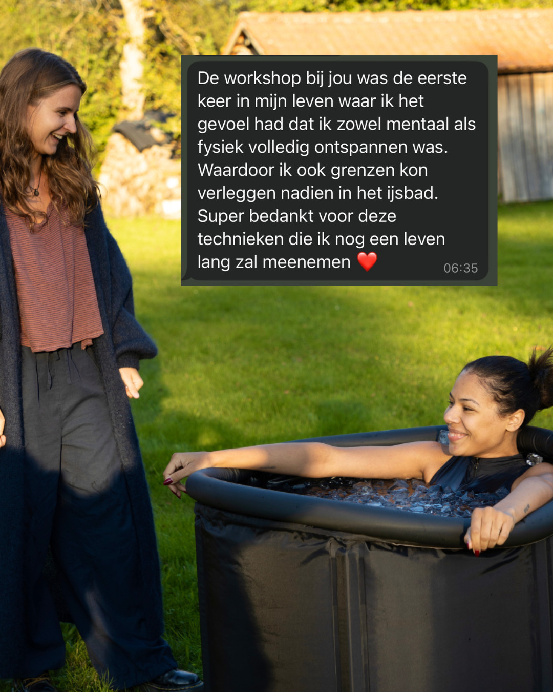 Adem- en ijsbadworkshop voor stressregulatie en veerkracht - Foto