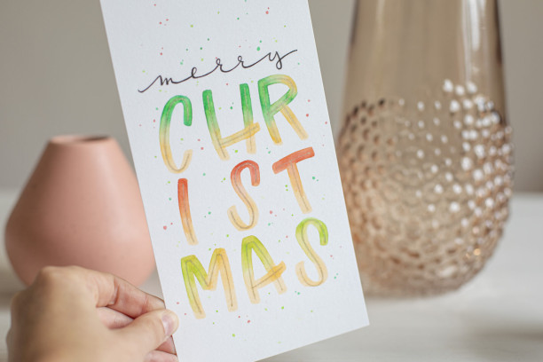 Workshop Kerstkaarten Handletteren @Libelle Winterfair - 16/11 om 16u00