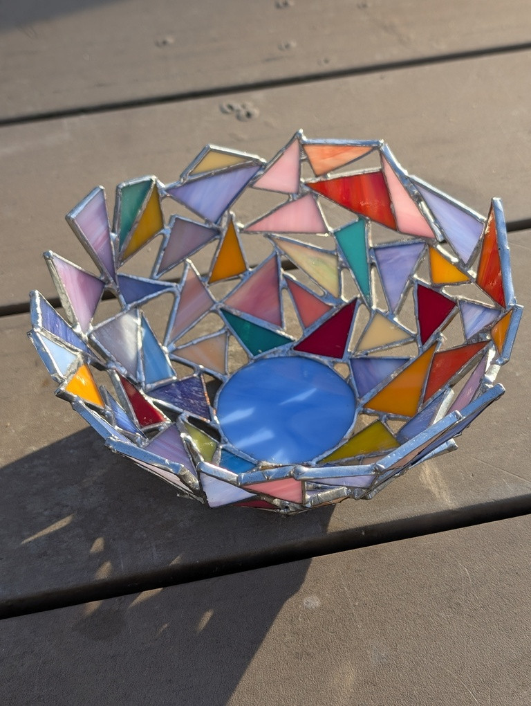 Workshop glas-in-lood:  koperfolietechniek/ Tiffany - Foto