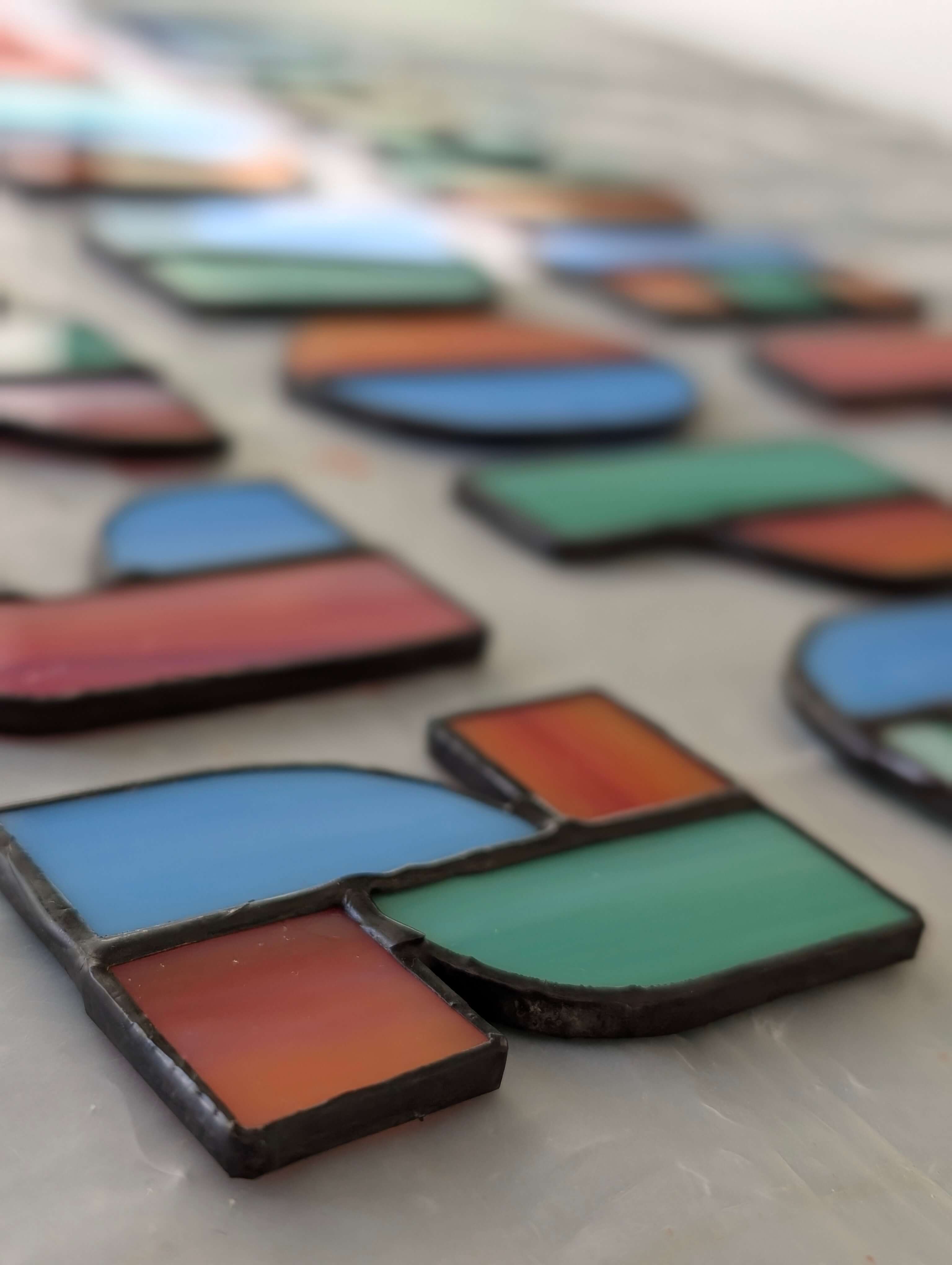 Workshop glas-in-lood:  koperfolietechniek/ Tiffany - Foto