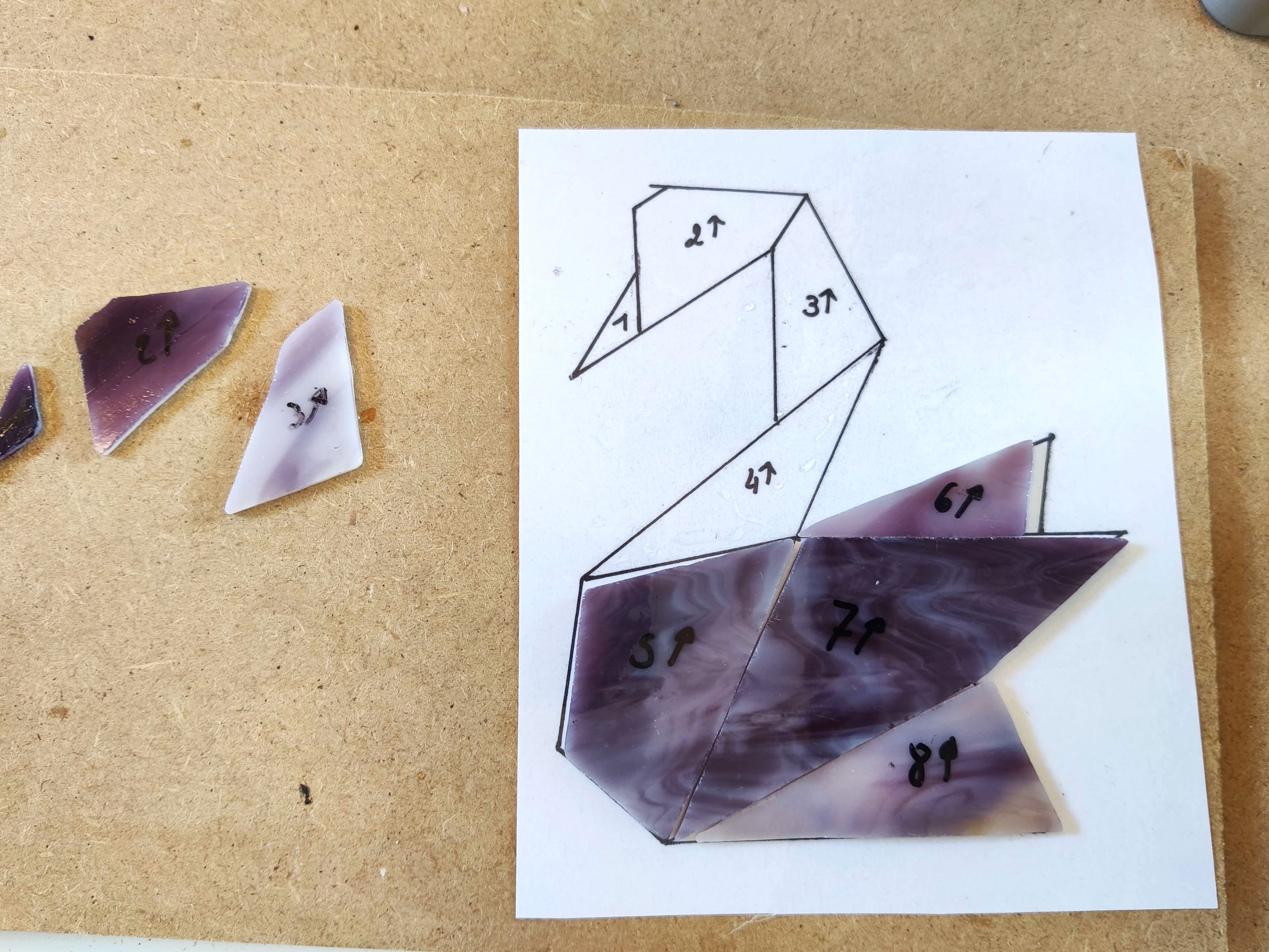 Workshop glas-in-lood: koperfolietechniek/ Tiffany - Foto