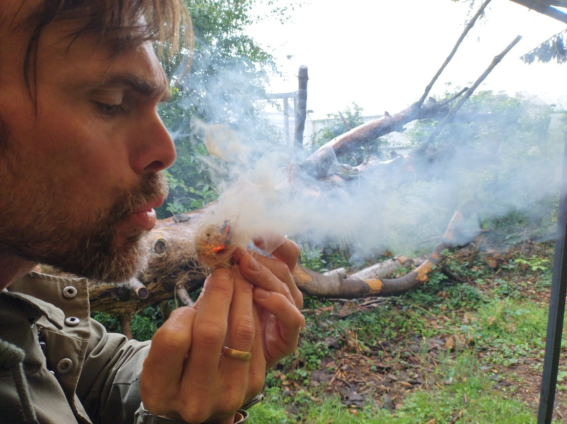 volledige dag/teambuilding bushcraft workshops - Foto